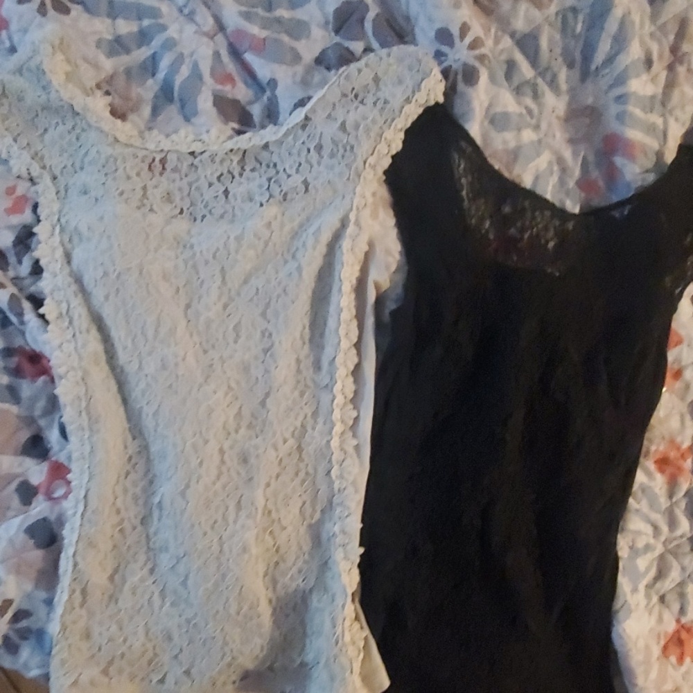 Express embroided tops